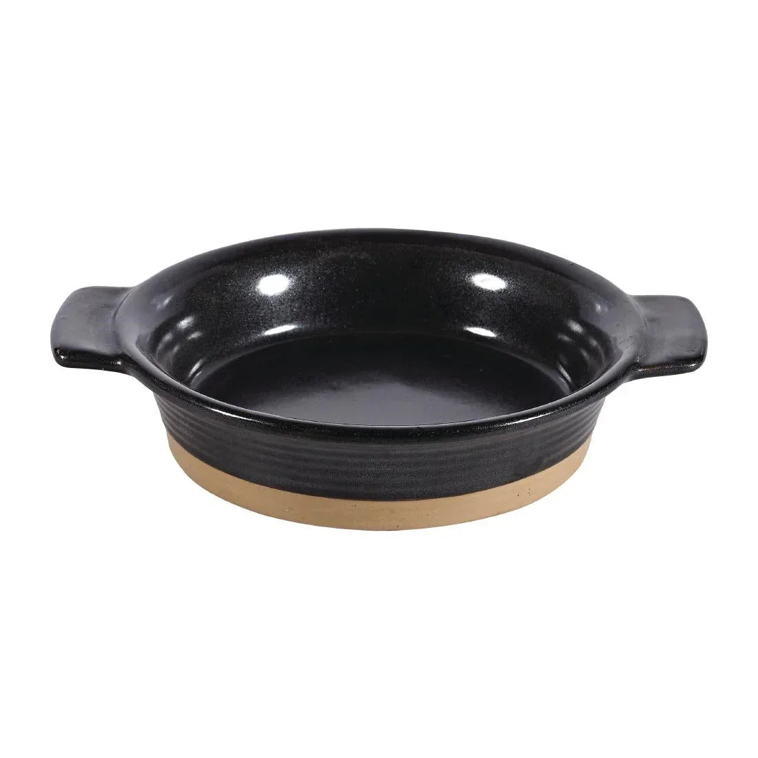 DY786 Churchill Black Igneous Stoneware Individual Dish 120mm (Pack of 6) - JD Catering Equipment Solutions Ltd