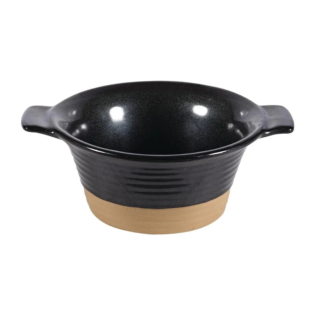 DY926 Churchill Black Igneous Stoneware Pie Dish 140mm (Pack of 6) - JD Catering Equipment Solutions Ltd