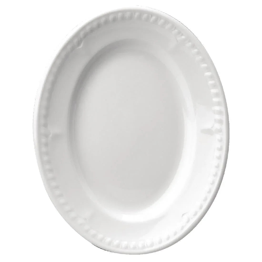 P860 Churchill Buckingham Oval Platters 309mm (Pack of 12) - JD Catering Equipment Solutions Ltd