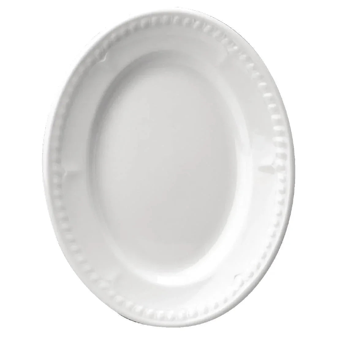 P860 Churchill Buckingham Oval Platters 309mm (Pack of 12) - JD Catering Equipment Solutions Ltd