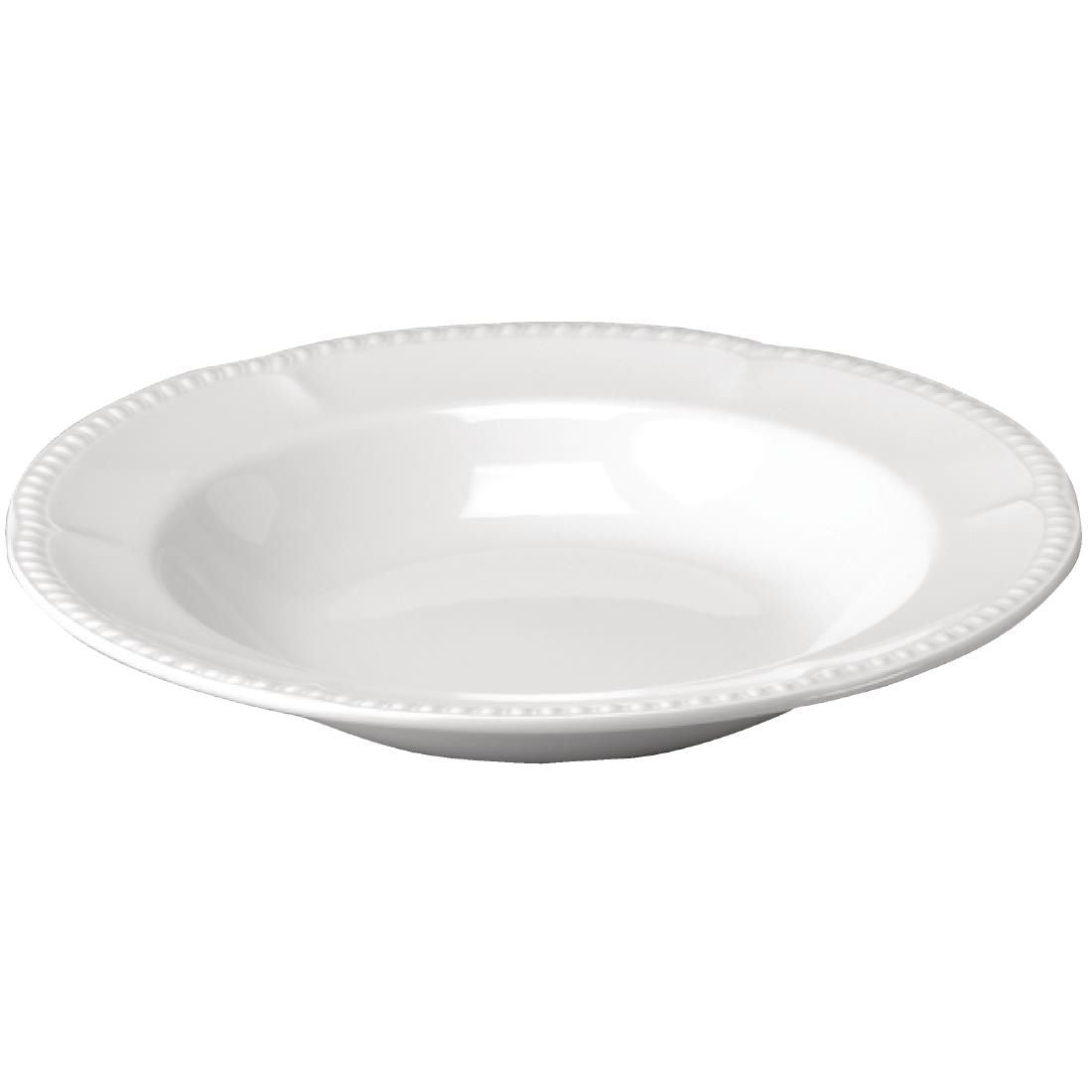 Churchill Buckingham White Pasta Plates 280mm (Pack of 12) JD Catering Equipment Solutions Ltd