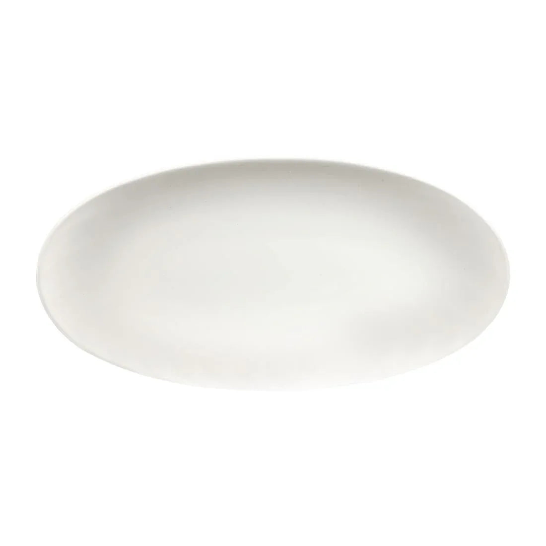 DY126 Churchill Chefs Plates Oval Plates White 299mm (Pack of 12) - JD Catering Equipment Solutions Ltd