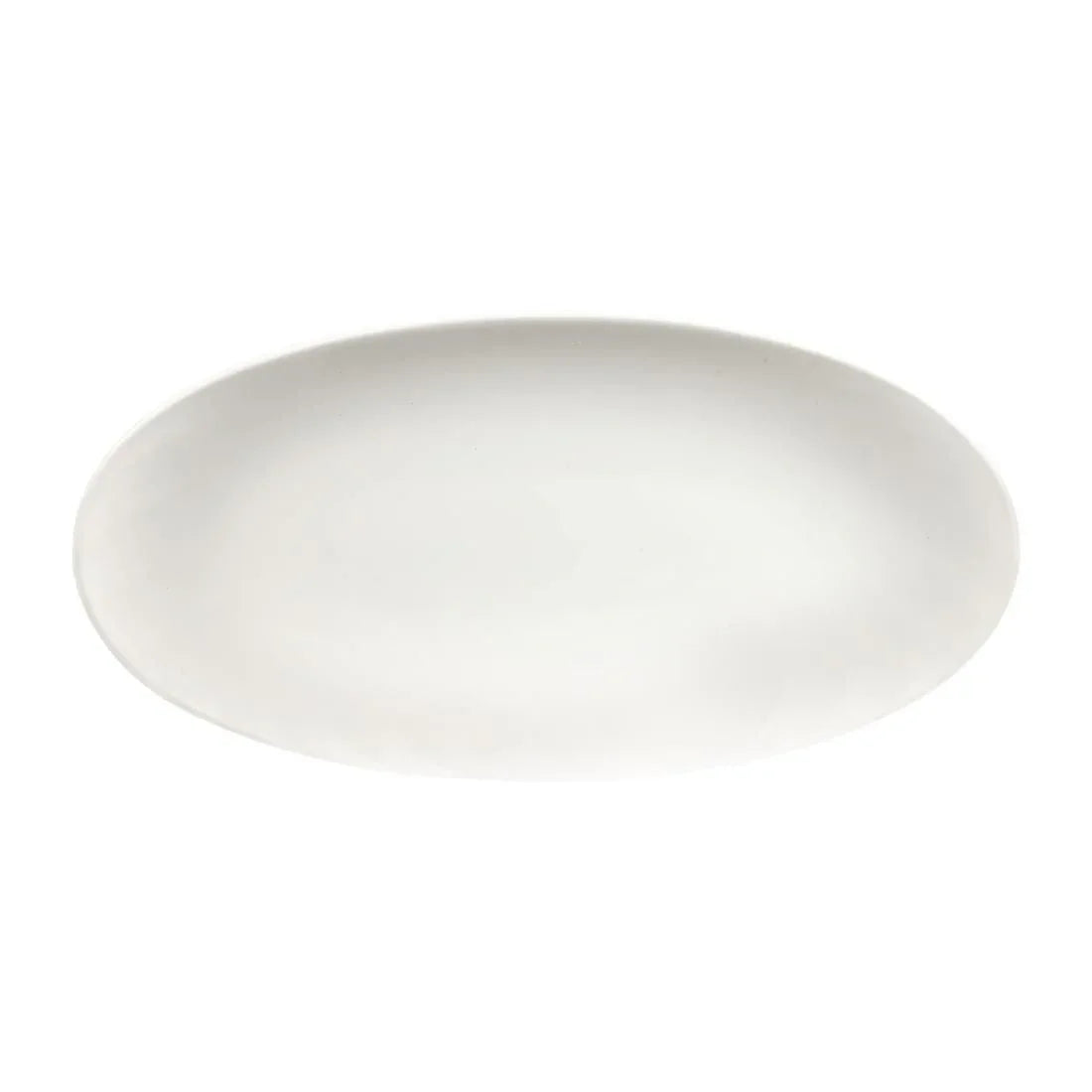 DY126 Churchill Chefs Plates Oval Plates White 299mm (Pack of 12) - JD Catering Equipment Solutions Ltd