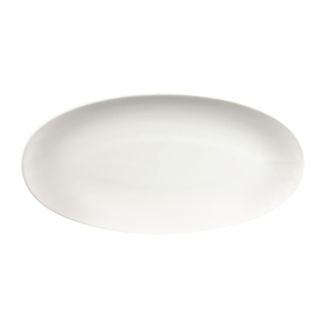 Churchill Chefs Plates Oval Plates White 347mm (Pack of 6) JD Catering Equipment Solutions Ltd