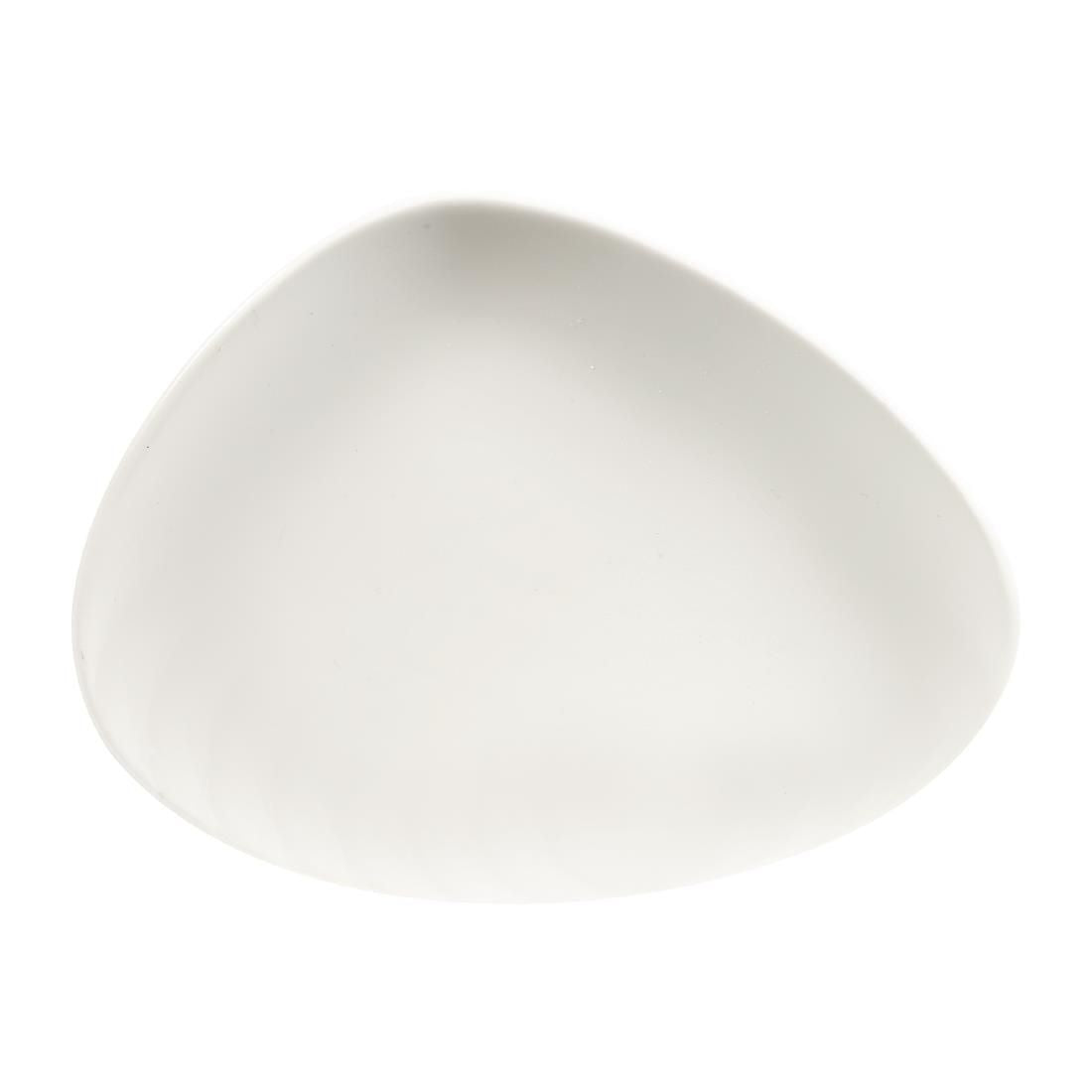Churchill Chefs Plates Triangular Plates White 200mm (Pack of 12) JD Catering Equipment Solutions Ltd