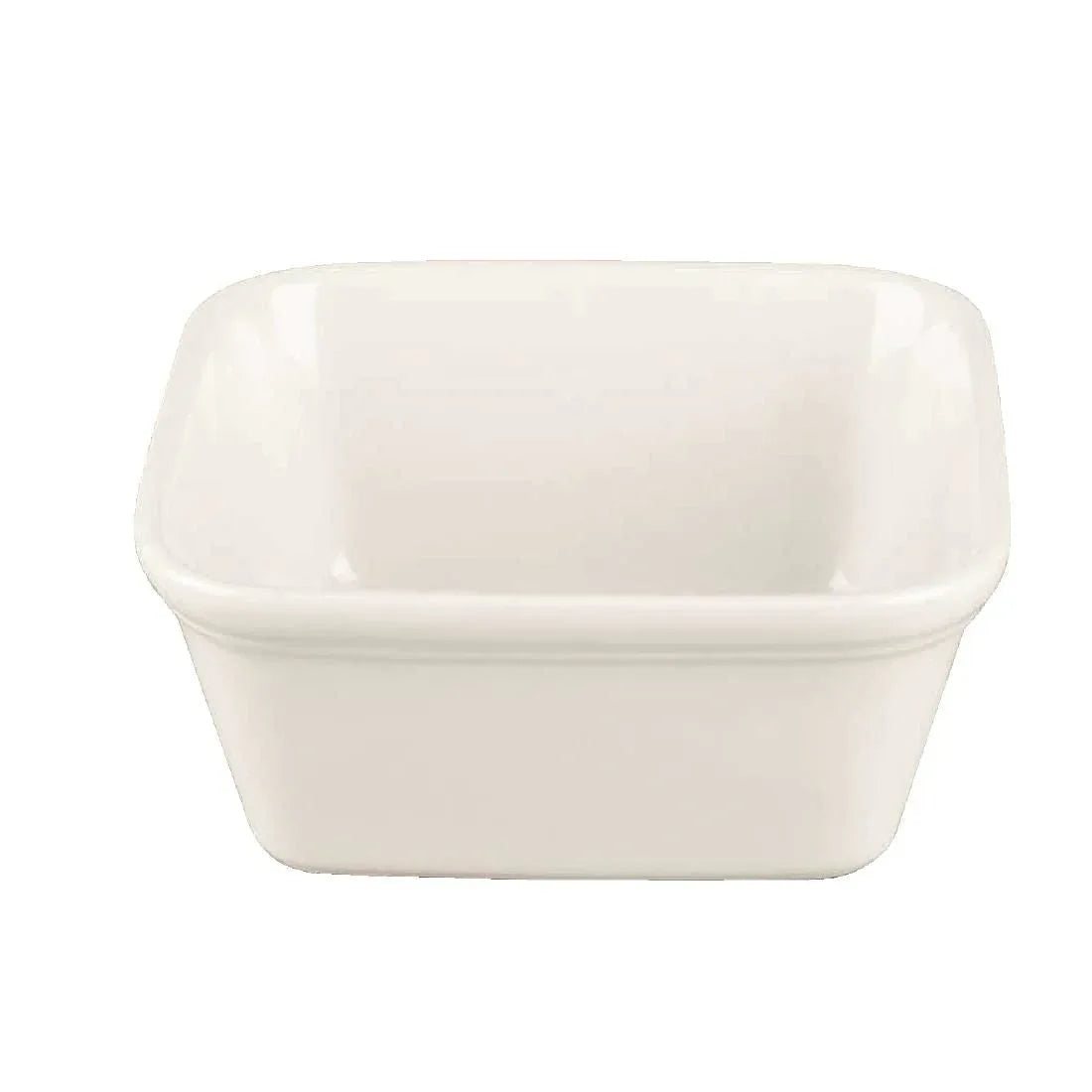 CE404 Churchill Cookware White Square Pie Dishes 120x 120mm (Pack of 12) - JD Catering Equipment Solutions Ltd