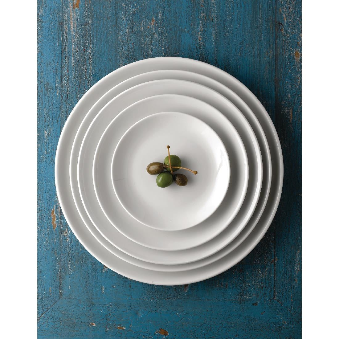 Churchill Evolve Coupe Plates White 165mm (Pack of 12) JD Catering Equipment Solutions Ltd
