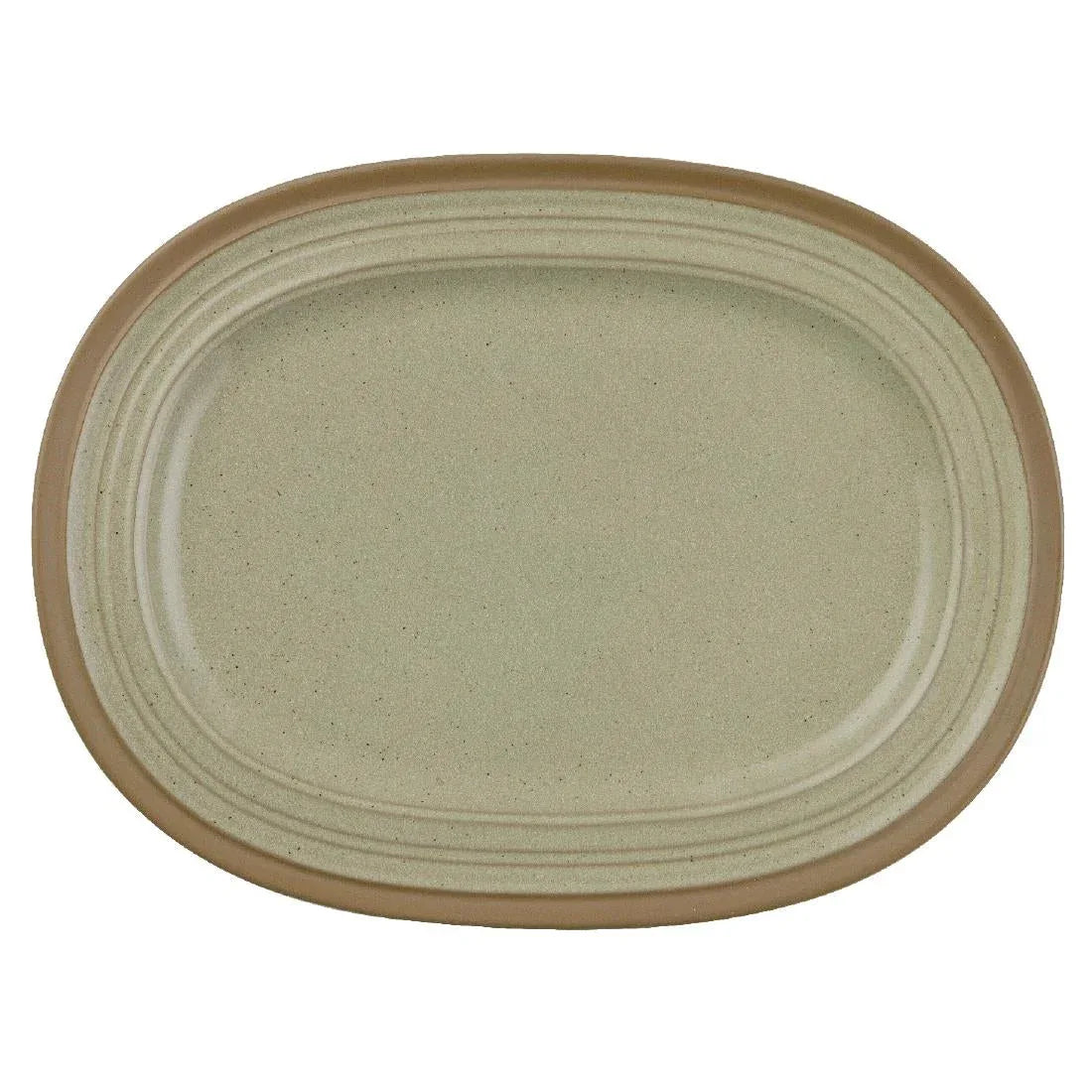 CD140 Churchill Igneous Stoneware Oval Plates 320mm (Pack of 6) - JD Catering Equipment Solutions Ltd