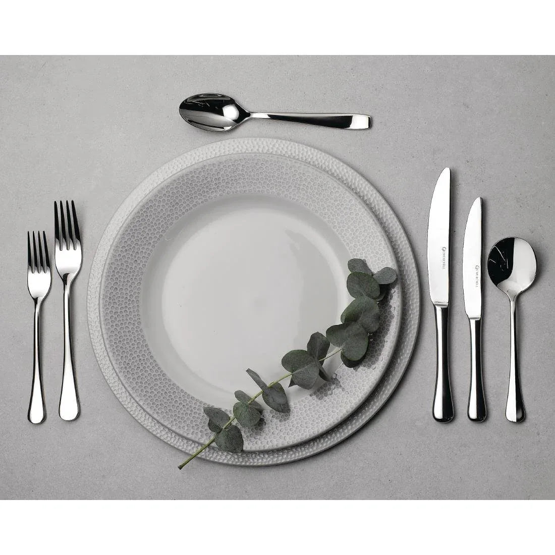 DY861 Churchill Isla Footed Plate Shale Grey 276mm (Pack of 12) - JD Catering Equipment Solutions Ltd