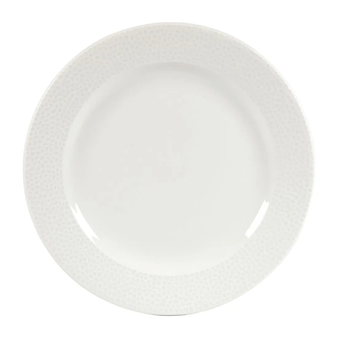 DY834 Churchill Isla Footed Plate White 234mm (Pack of 12) - JD Catering Equipment Solutions Ltd