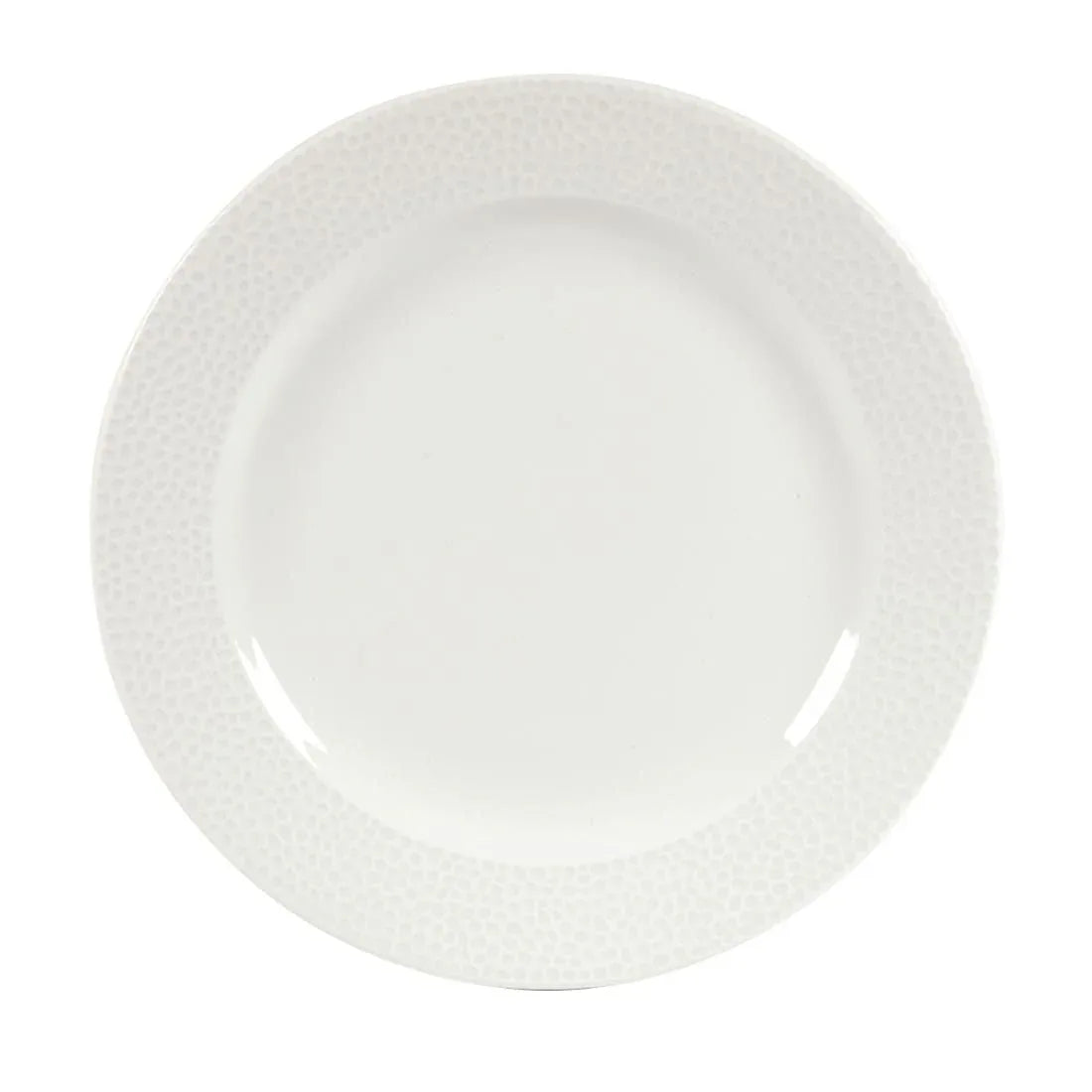 DY833 Churchill Isla Footed Plate White 261mm (Pack of 12) - JD Catering Equipment Solutions Ltd