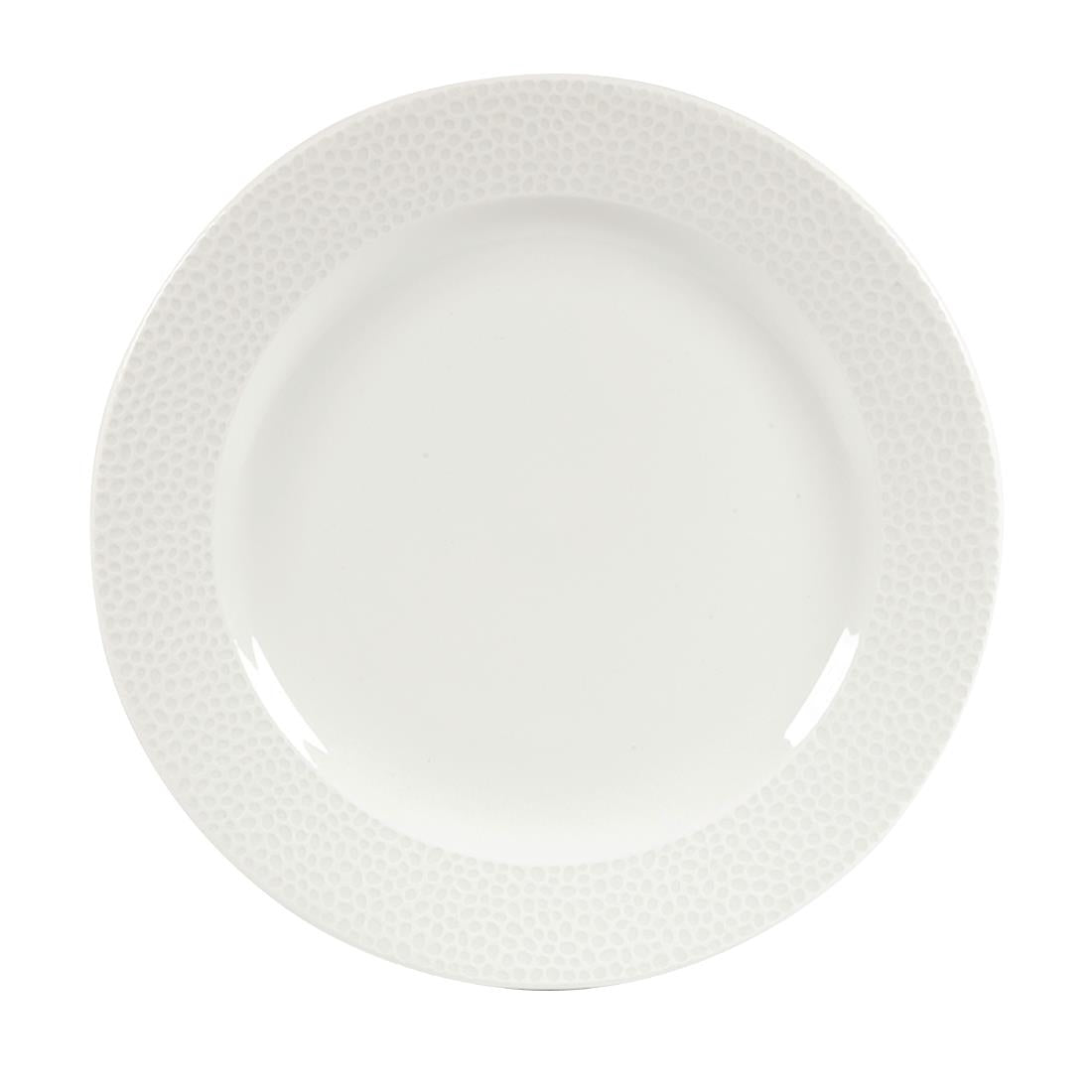 Churchill Isla Footed Plate White 261mm (Pack of 12) JD Catering Equipment Solutions Ltd