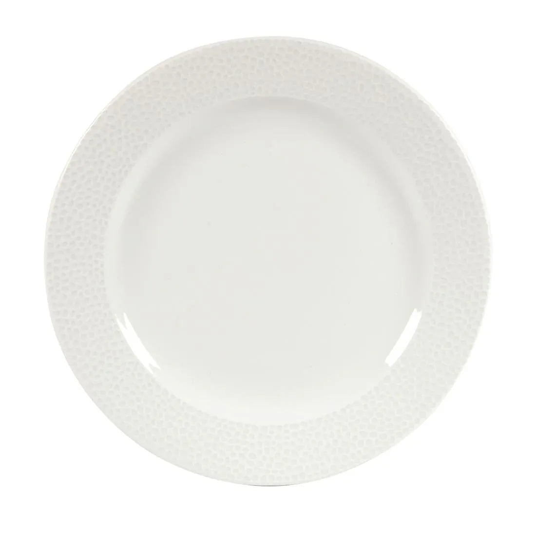 DY833 Churchill Isla Footed Plate White 261mm (Pack of 12) - JD Catering Equipment Solutions Ltd