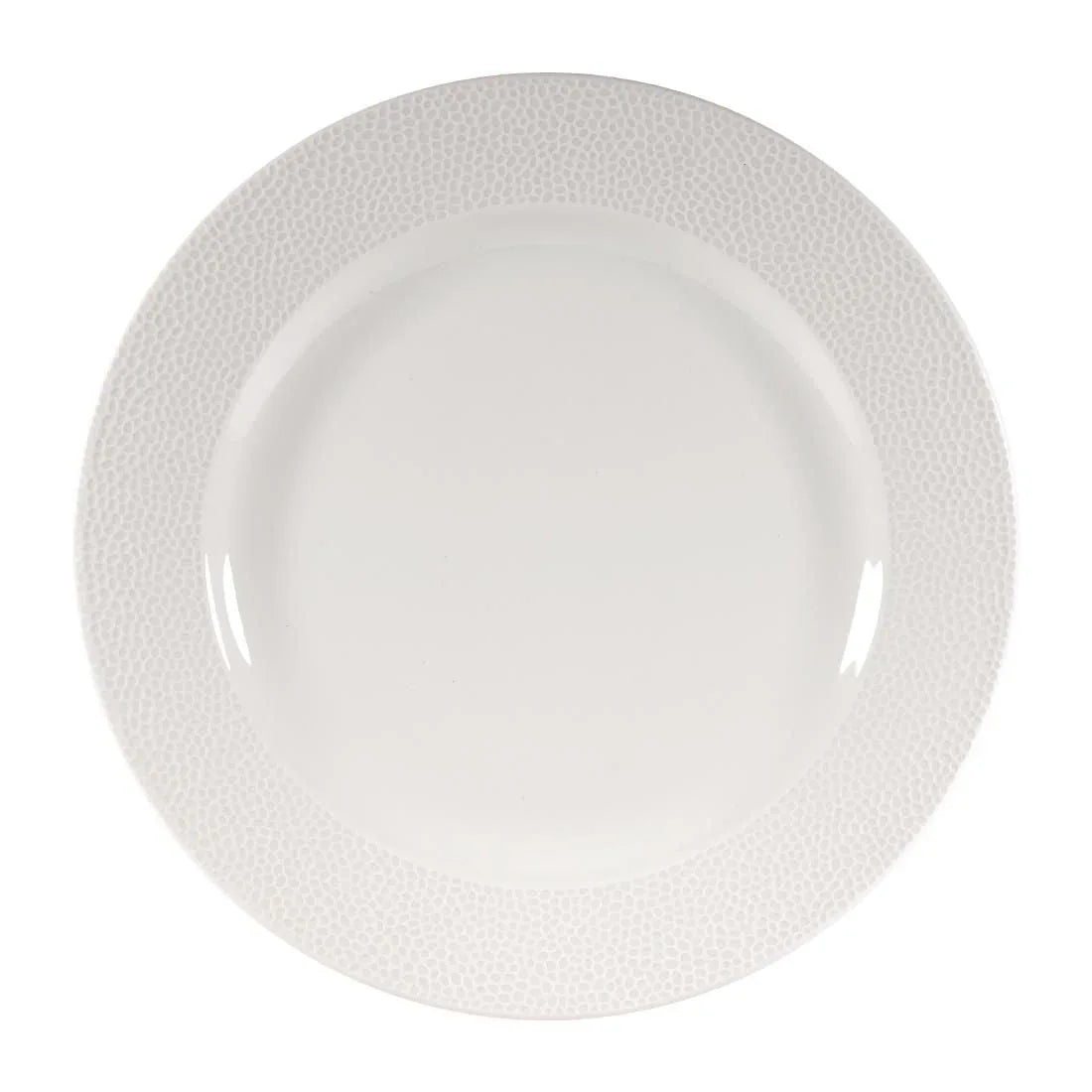 DY832 Churchill Isla Footed Plate White 276mm (Pack of 12) - JD Catering Equipment Solutions Ltd