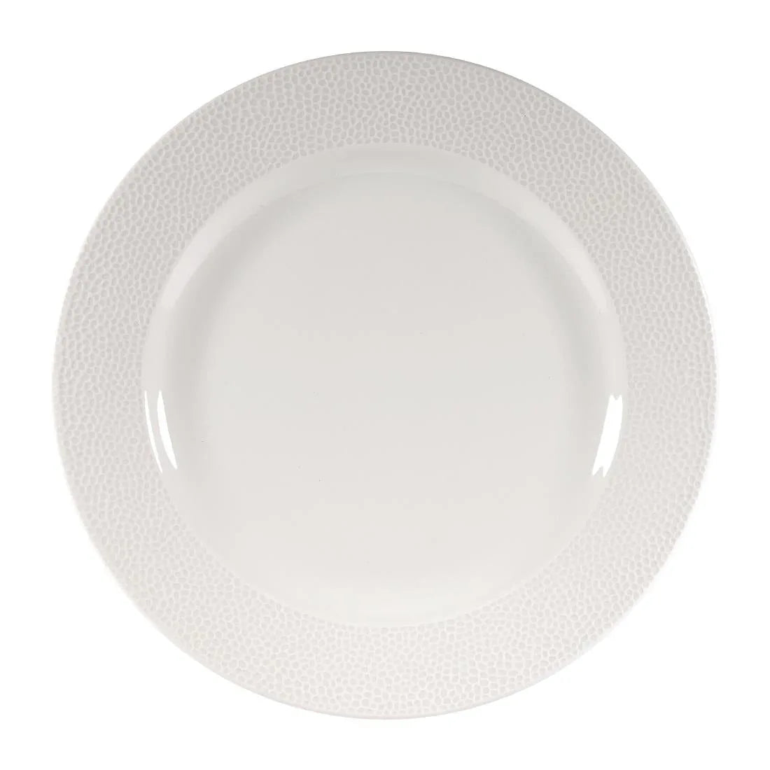 DY832 Churchill Isla Footed Plate White 276mm (Pack of 12) - JD Catering Equipment Solutions Ltd