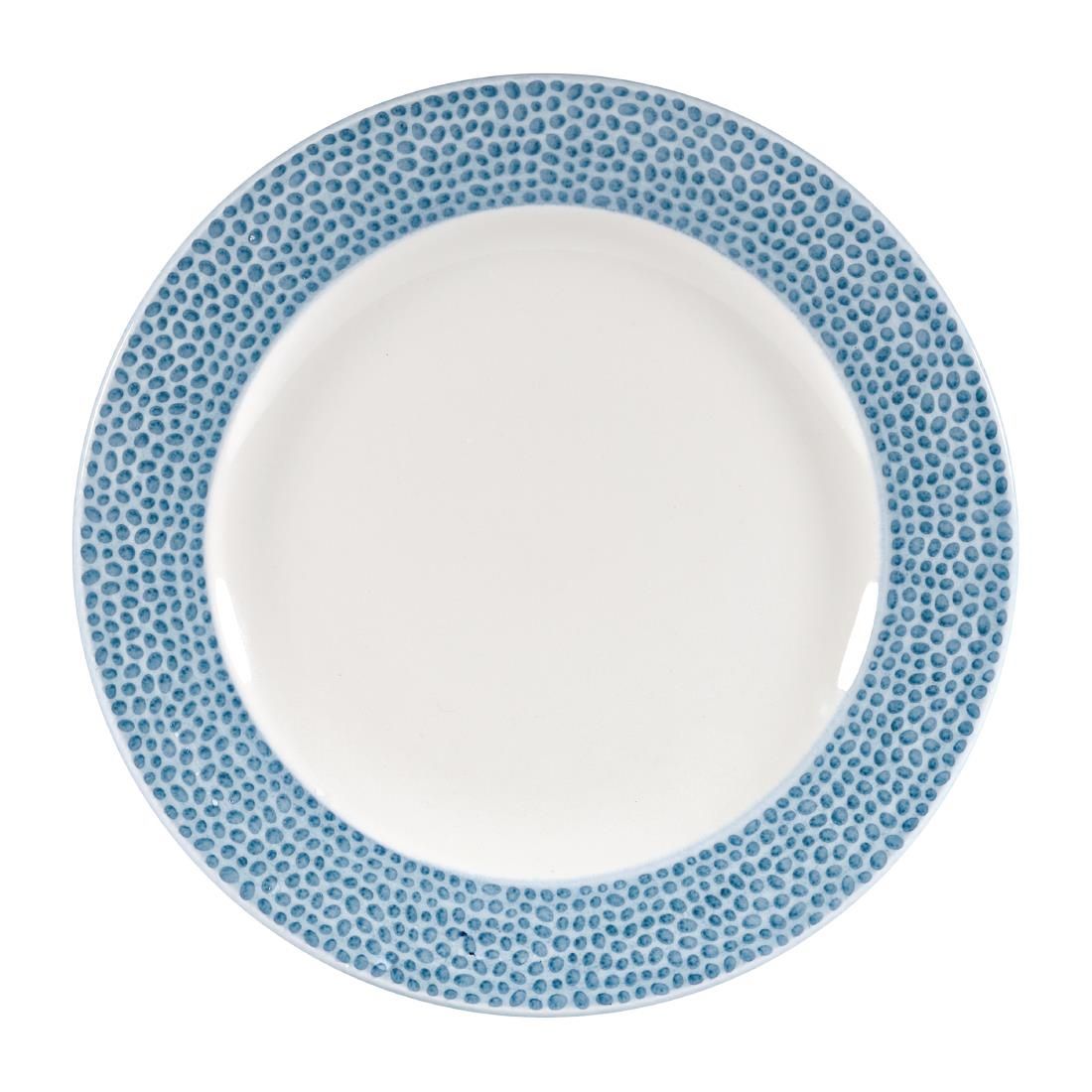 Churchill Isla Plate Ocean Blue 210mm (Pack of 12) JD Catering Equipment Solutions Ltd