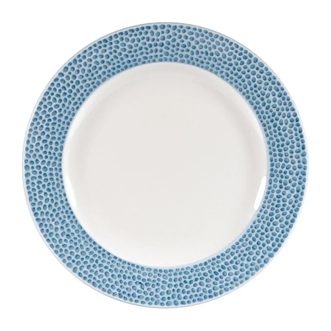 DY868 Churchill Isla Plate Ocean Blue 210mm (Pack of 12) - JD Catering Equipment Solutions Ltd