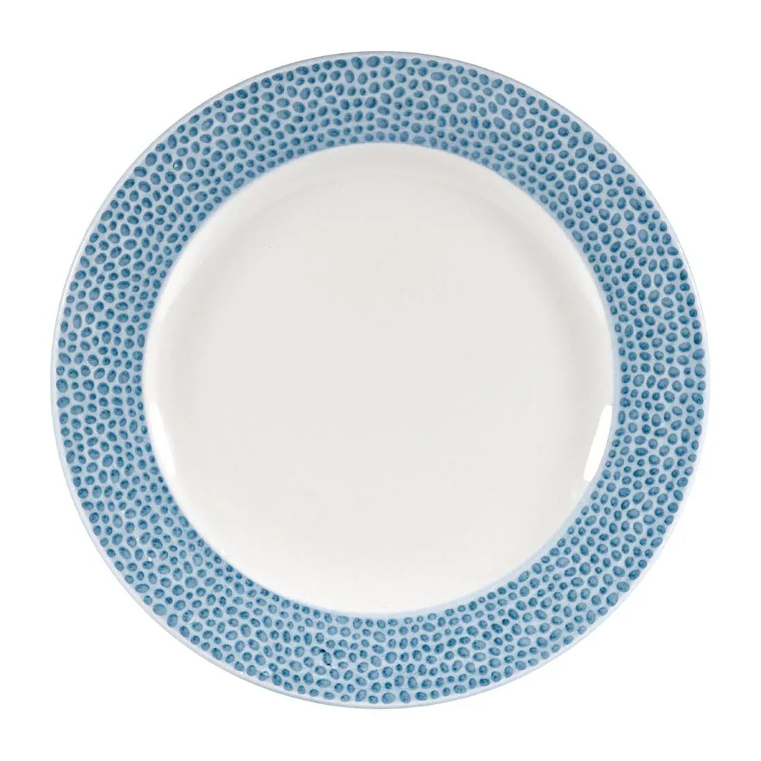 DY868 Churchill Isla Plate Ocean Blue 210mm (Pack of 12) - JD Catering Equipment Solutions Ltd