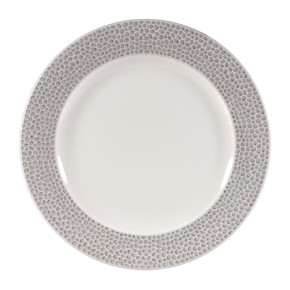 Churchill Isla Plate Shale Grey 210mm (Pack of 12) JD Catering Equipment Solutions Ltd