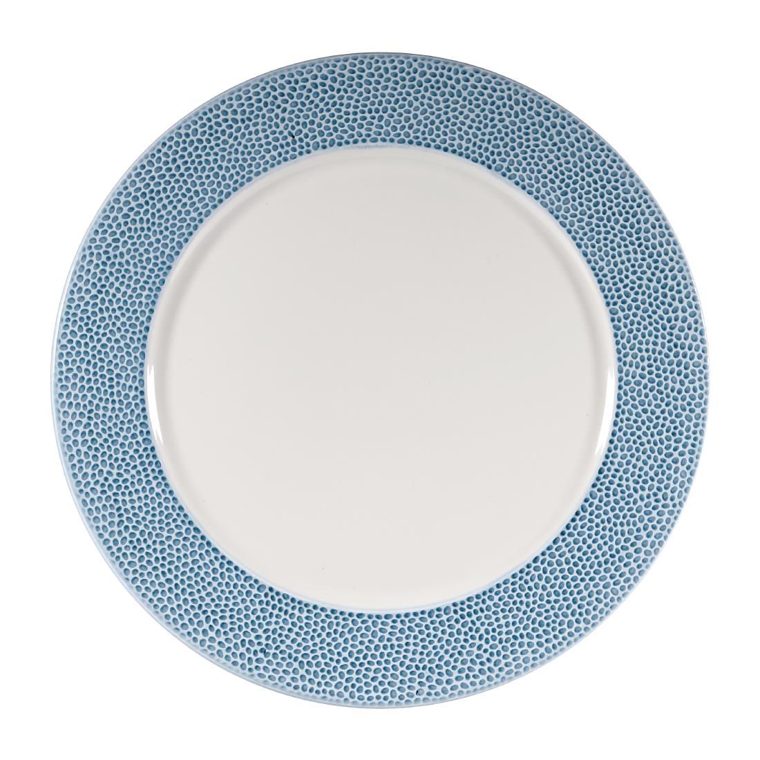 Churchill Isla Presentation Plate Ocean Blue 305mm (Pack of 12) JD Catering Equipment Solutions Ltd