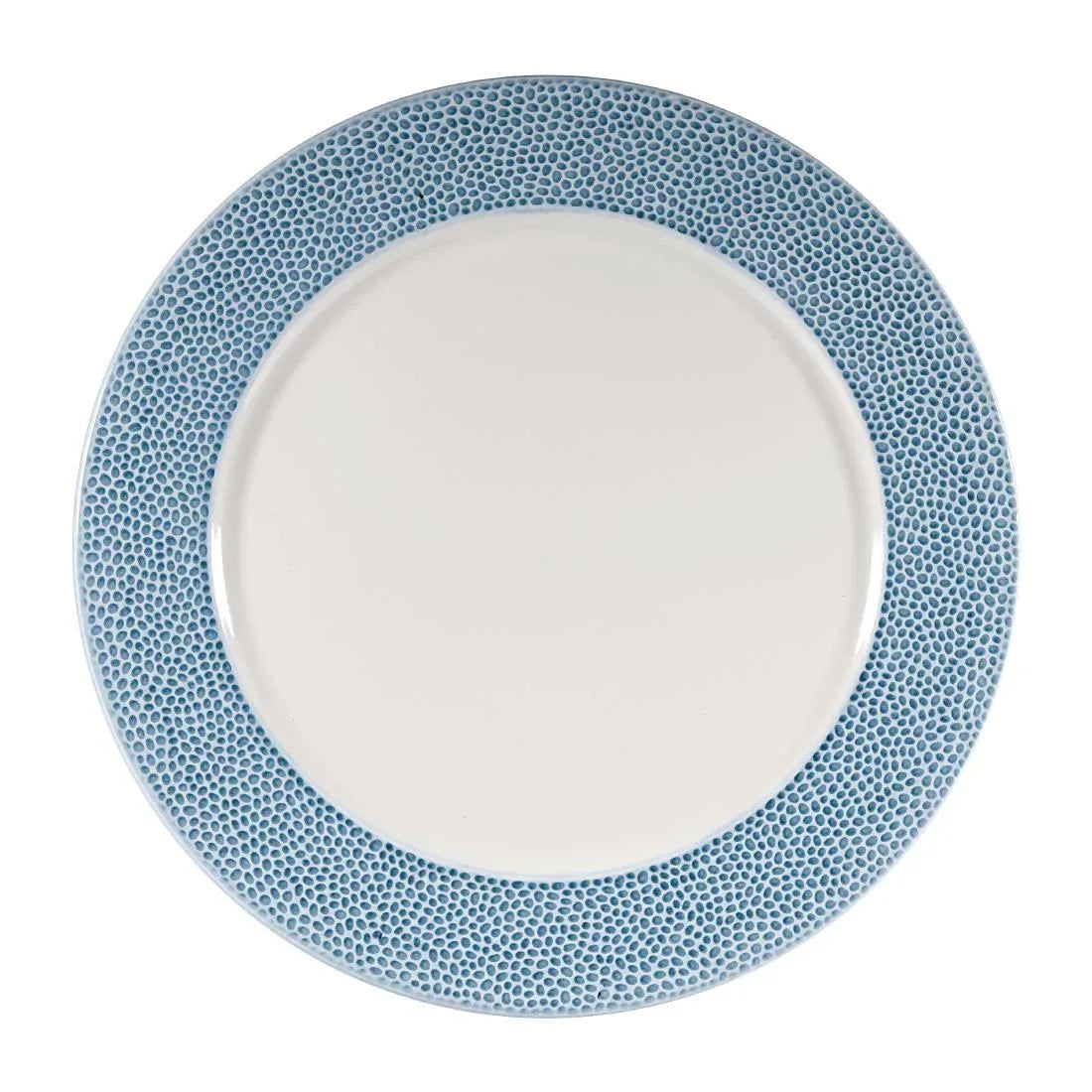 DY866 Churchill Isla Presentation Plate Ocean Blue 305mm (Pack of 12) - JD Catering Equipment Solutions Ltd