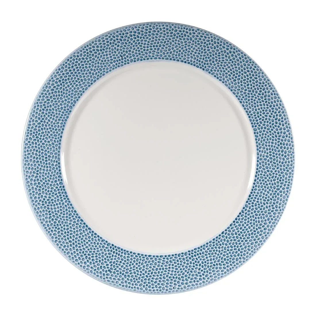 DY866 Churchill Isla Presentation Plate Ocean Blue 305mm (Pack of 12) - JD Catering Equipment Solutions Ltd