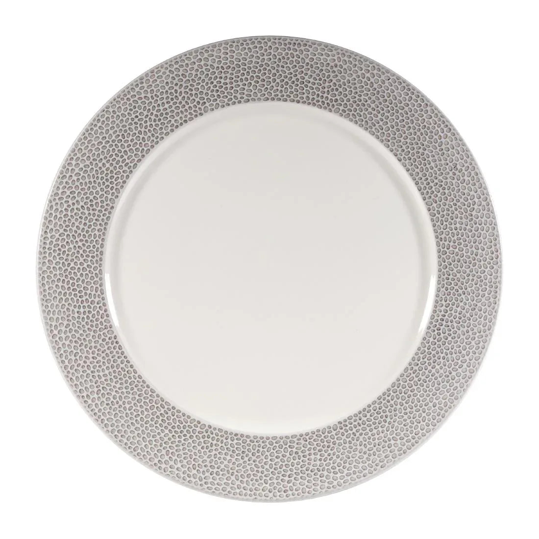 DY860 Churchill Isla Presentation Plate Shale Grey 305mm (Pack of 12) - JD Catering Equipment Solutions Ltd