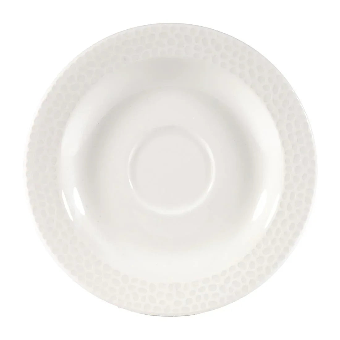 DY842 Churchill Isla Saucer White 128mm (Pack of 12) - JD Catering Equipment Solutions Ltd