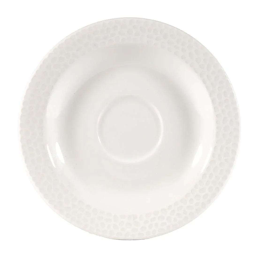 DY842 Churchill Isla Saucer White 128mm (Pack of 12) - JD Catering Equipment Solutions Ltd