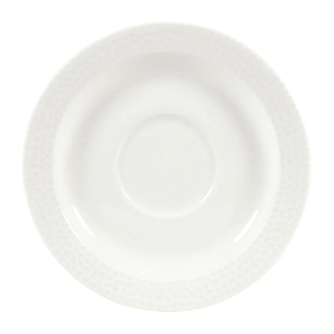 DY843 Churchill Isla Saucer White 150mm (Pack of 12) - JD Catering Equipment Solutions Ltd