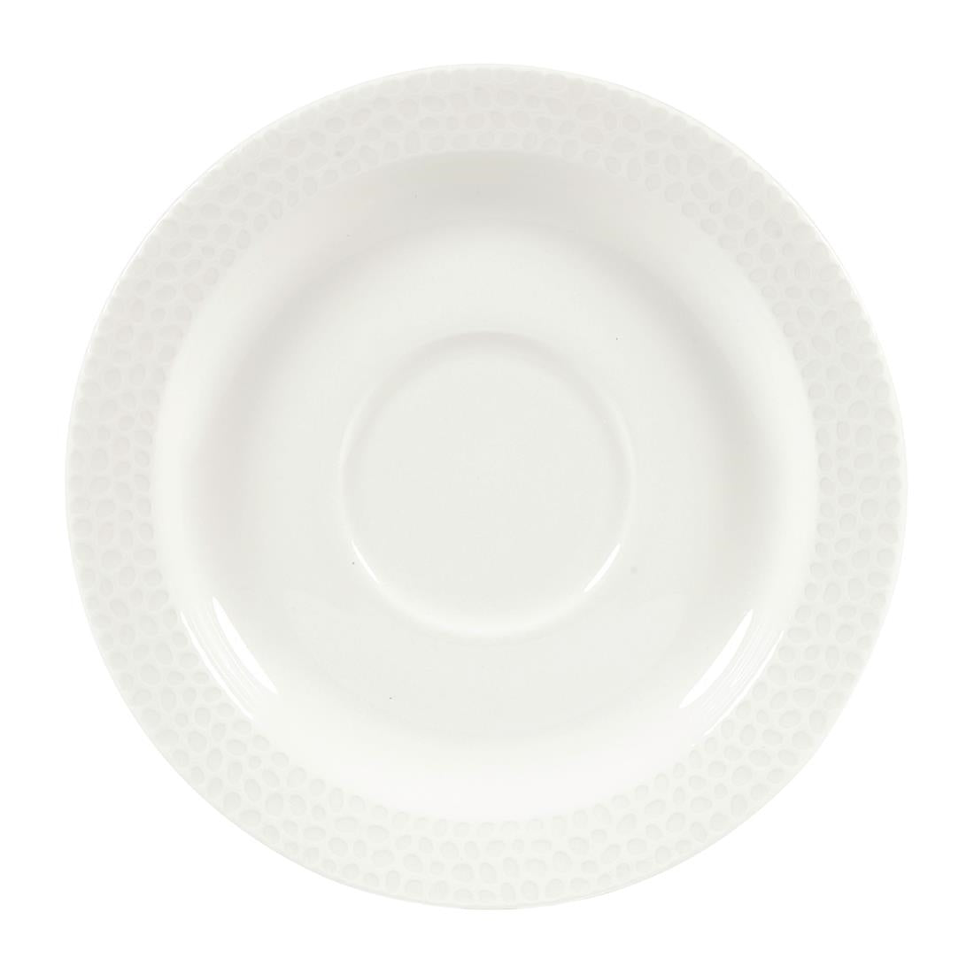Churchill Isla Saucer White 150mm (Pack of 12) JD Catering Equipment Solutions Ltd