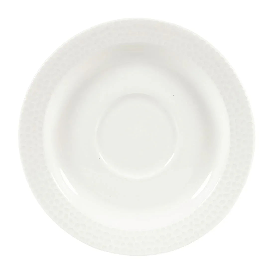 DY843 Churchill Isla Saucer White 150mm (Pack of 12) - JD Catering Equipment Solutions Ltd