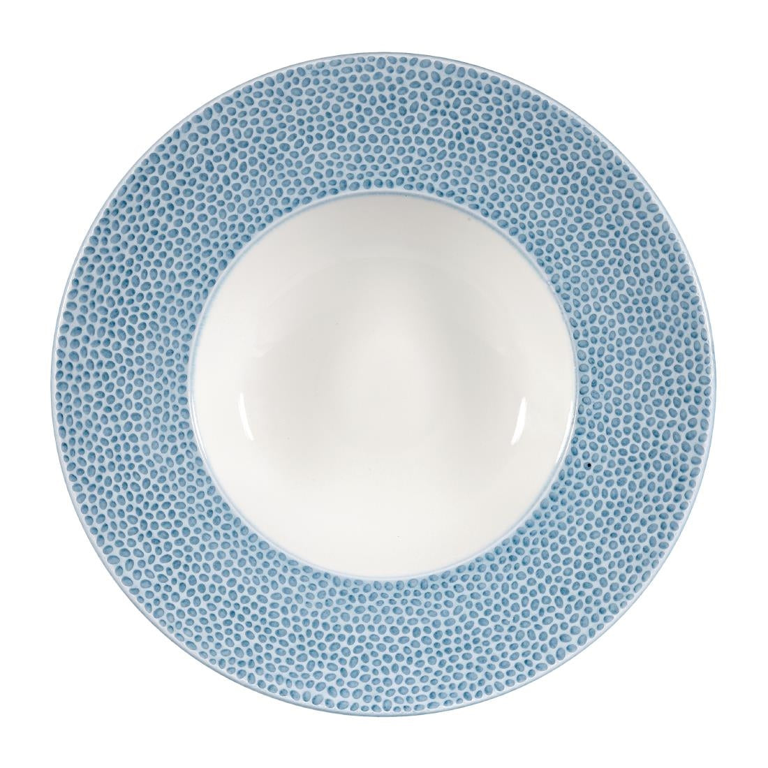 Churchill Isla Wide Rim Bowl Ocean Blue 240mm (Pack of 12) JD Catering Equipment Solutions Ltd