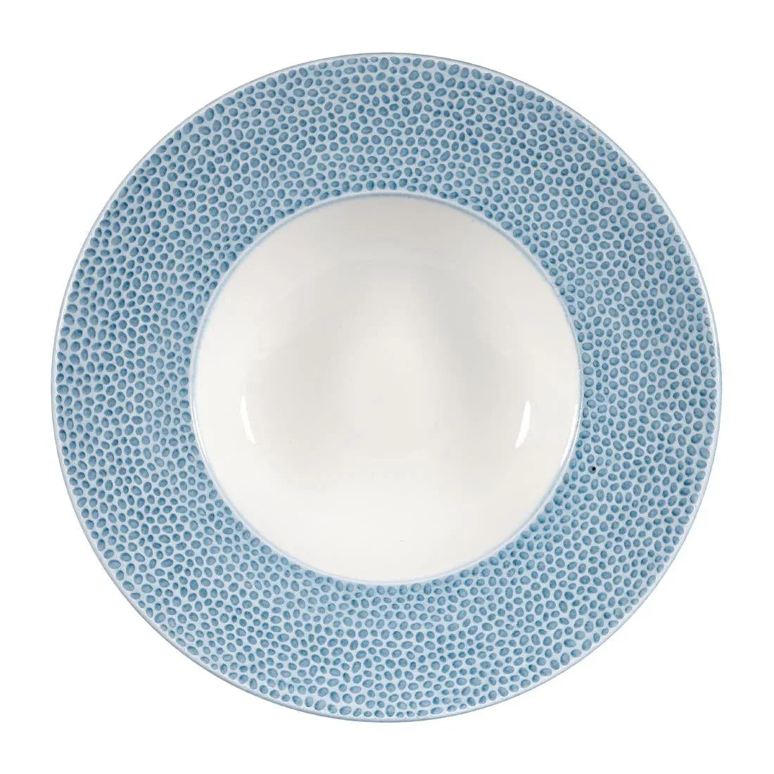 DY871 Churchill Isla Wide Rim Bowl Ocean Blue 240mm (Pack of 12) - JD Catering Equipment Solutions Ltd