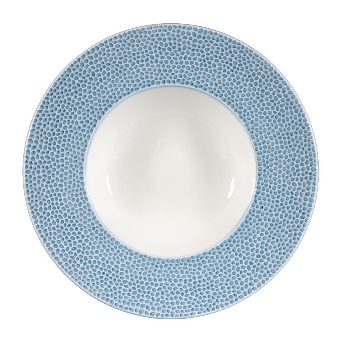 Churchill Isla Wide Rim Bowl Ocean Blue 240mm (Pack of 12) JD Catering Equipment Solutions Ltd