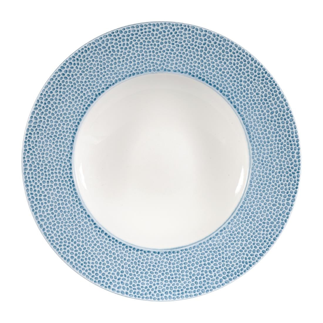 Churchill Isla Wide Rim Bowl Ocean Blue 280mm (Pack of 12) JD Catering Equipment Solutions Ltd