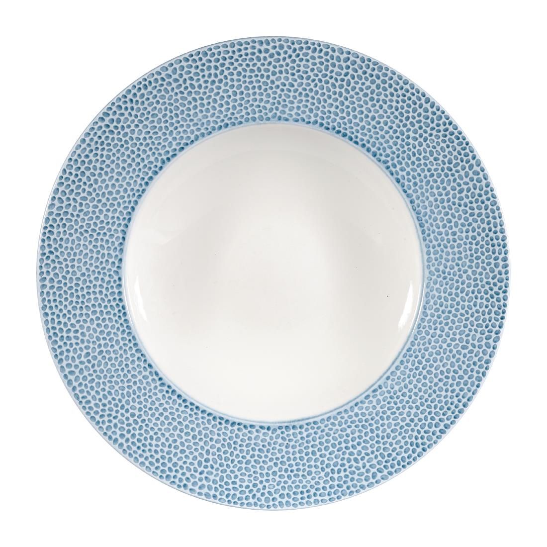 Churchill Isla Wide Rim Bowl Ocean Blue 280mm (Pack of 12) JD Catering Equipment Solutions Ltd