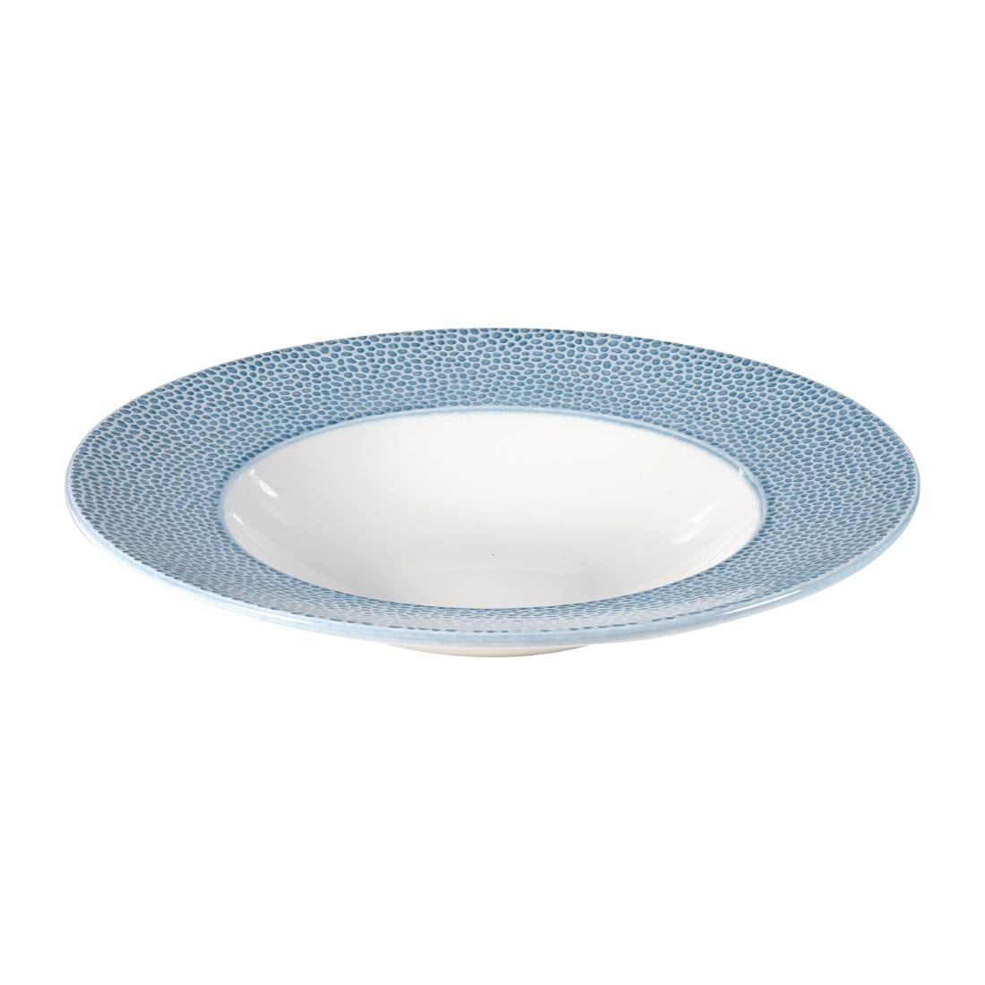 Churchill Isla Wide Rim Bowl Ocean Blue 280mm (Pack of 12) JD Catering Equipment Solutions Ltd