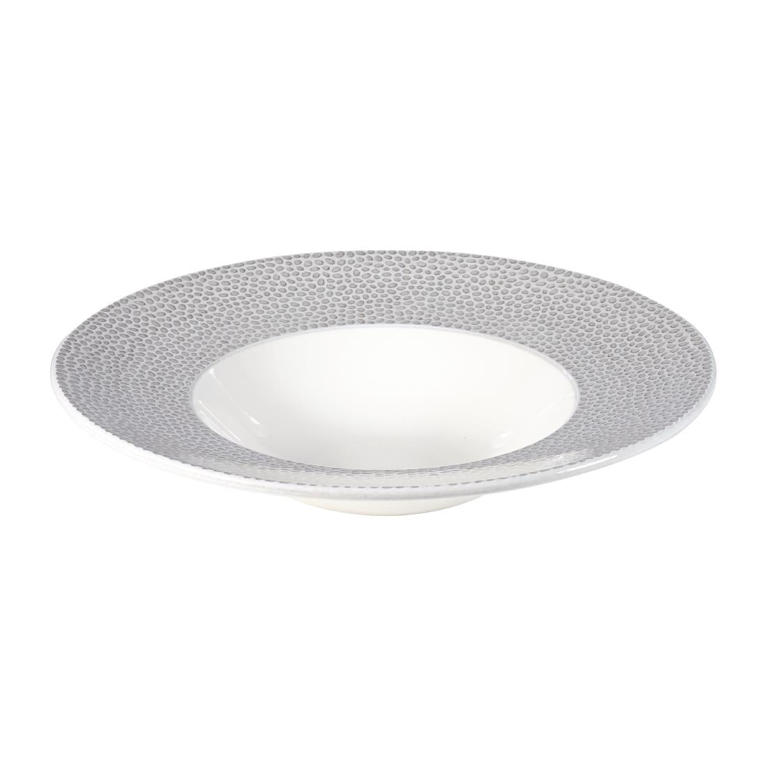 Churchill Isla Wide Rim Bowl Shale Grey 240mm (Pack of 12) JD Catering Equipment Solutions Ltd