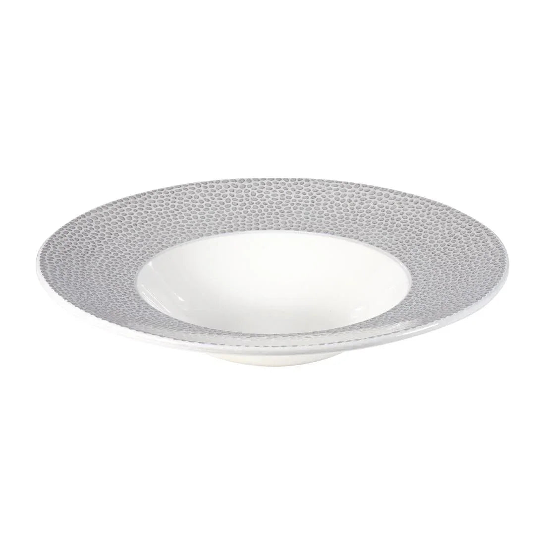 DY865 Churchill Isla Wide Rim Bowl Shale Grey 240mm (Pack of 12) - JD Catering Equipment Solutions Ltd