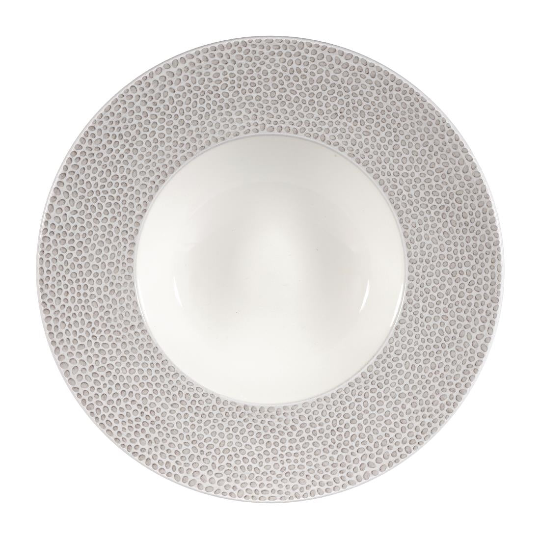 Churchill Isla Wide Rim Bowl Shale Grey 240mm (Pack of 12) JD Catering Equipment Solutions Ltd