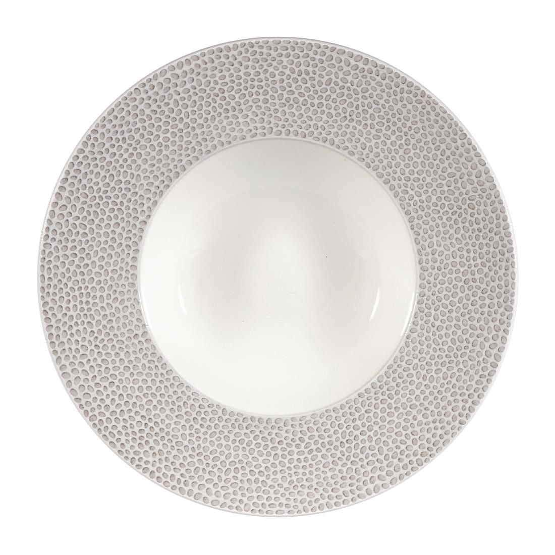 Churchill Isla Wide Rim Bowl Shale Grey 240mm (Pack of 12) JD Catering Equipment Solutions Ltd