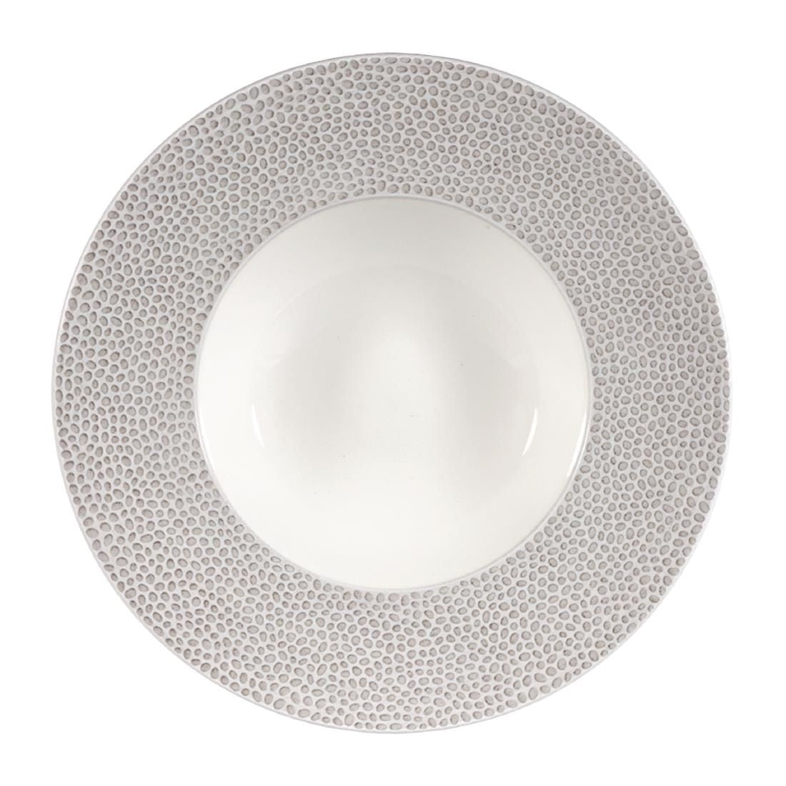 Churchill Isla Wide Rim Bowl Shale Grey 280mm (Pack of 12) JD Catering Equipment Solutions Ltd