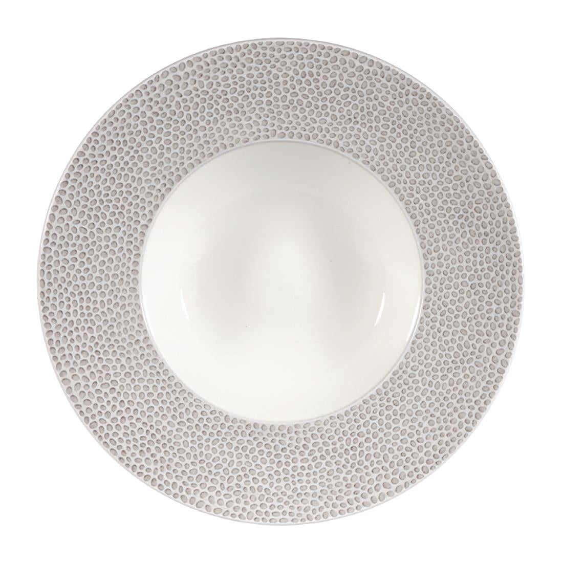 Churchill Isla Wide Rim Bowl Shale Grey 280mm (Pack of 12) JD Catering Equipment Solutions Ltd