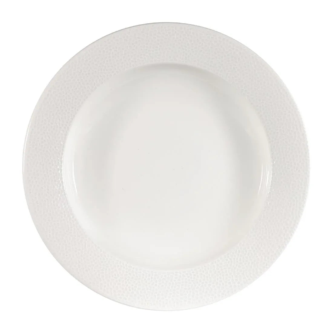 DY831 Churchill Isla Wide Rim Plate White 305mm (Pack of 12) - JD Catering Equipment Solutions Ltd
