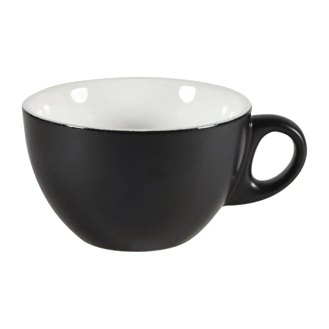 DY814 Churchill Menu Shades Ash Cappuccino Cups 12oz 355ml (Pack of 6) - JD Catering Equipment Solutions Ltd