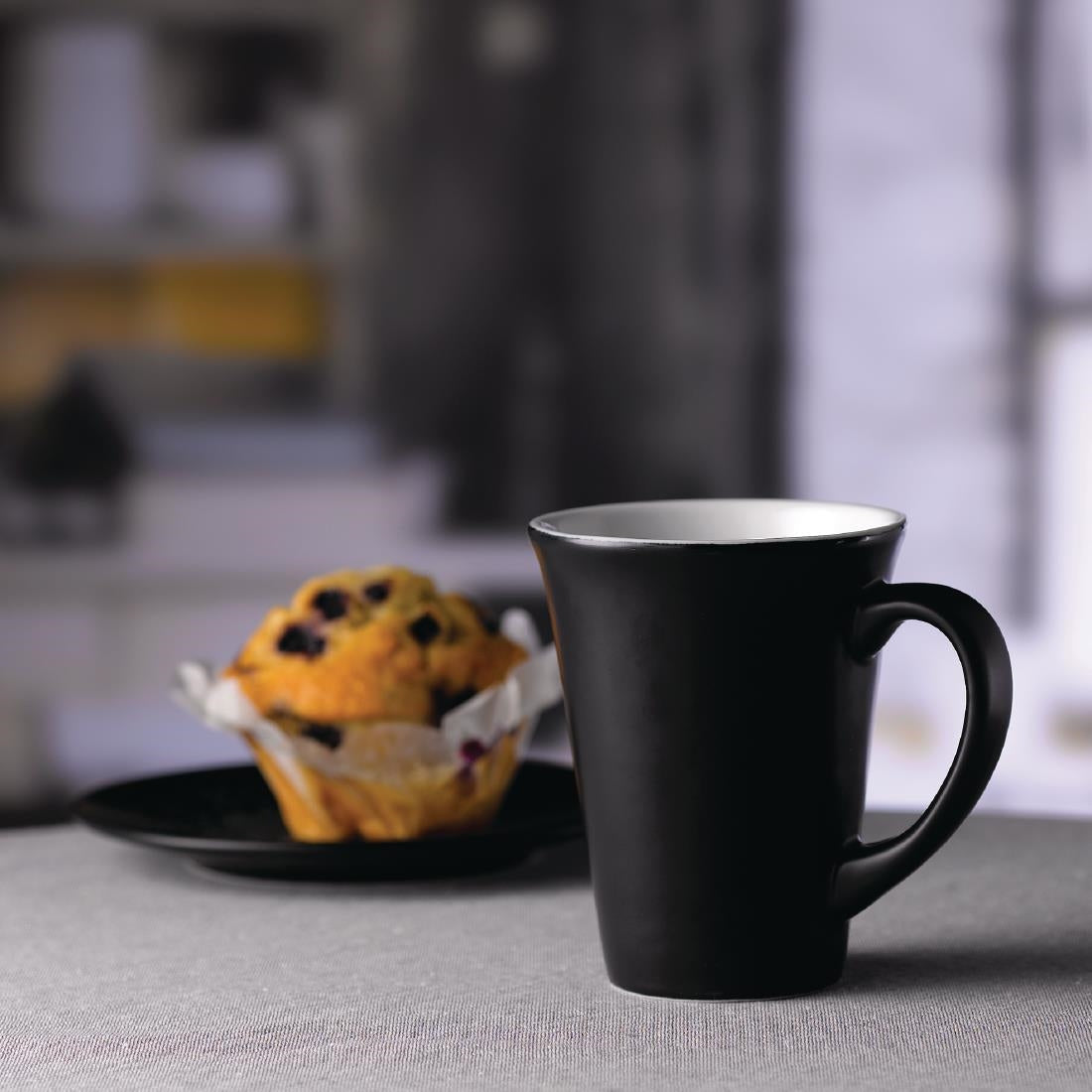 Churchill Menu Shades Ash Flared Mugs 12oz 355ml (Pack of 6) JD Catering Equipment Solutions Ltd