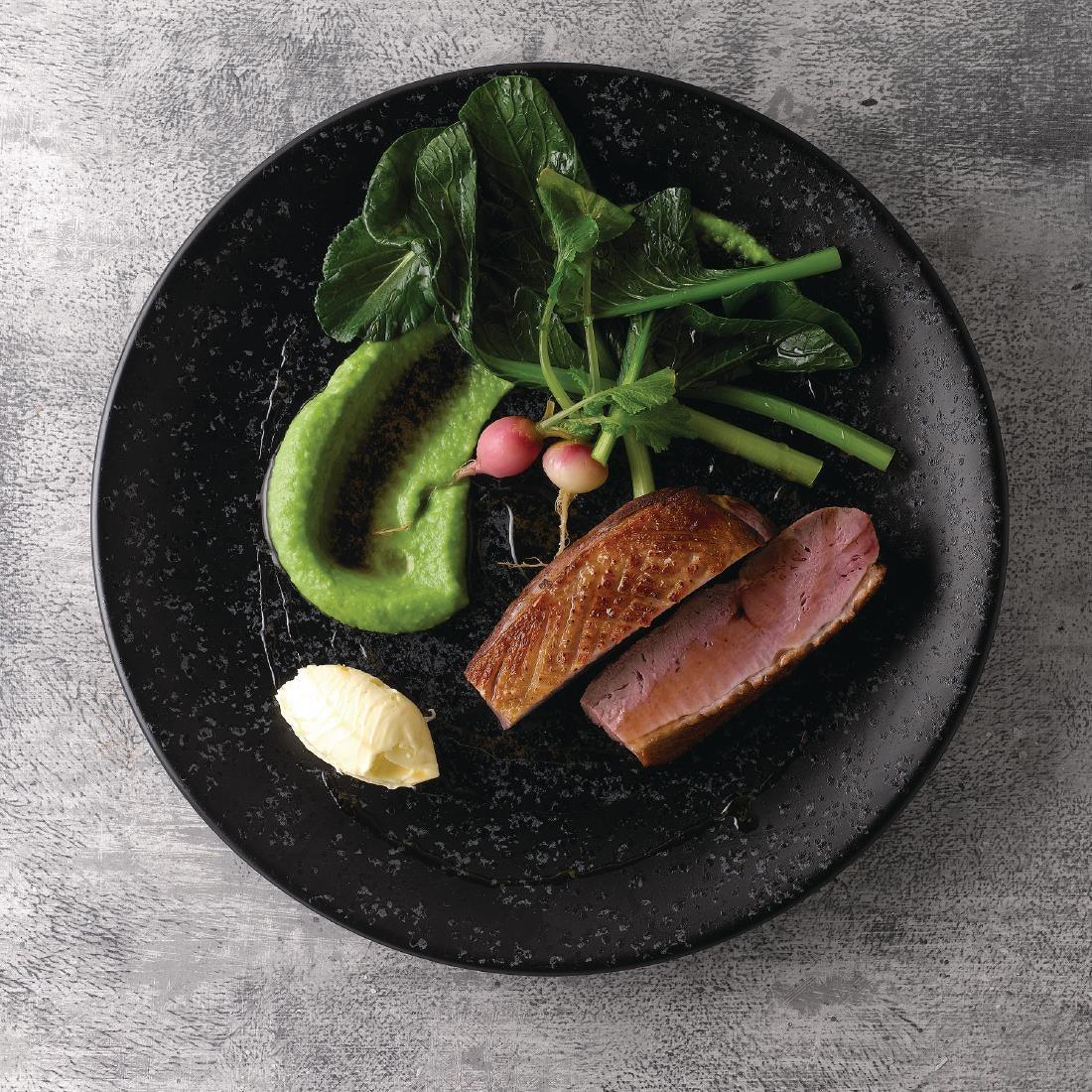 DY931 Churchill Menu Shades Caldera Ash Coupe Plates 205mm (Pack of 6) - JD Catering Equipment Solutions Ltd