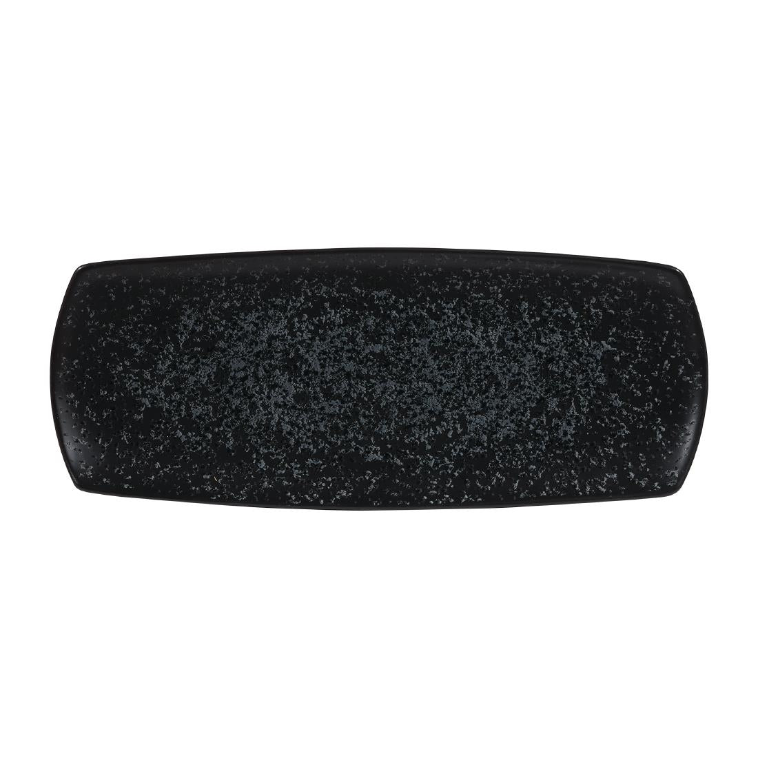 Churchill Menu Shades Caldera Ash Rectangular Plates 140mm (Pack of 6) JD Catering Equipment Solutions Ltd