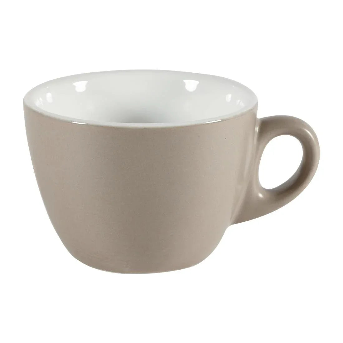 DY945 Churchill Menu Shades Smoke Cappuccino Cups 7oz 207ml (Pack of 6) - JD Catering Equipment Solutions Ltd